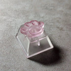 Keycap Games Backlit Cat Paw DIY Star Key Cap Mechanical Keyboards Keycaps for Mechanical Keyboards R4 Height Cherry MX Axis