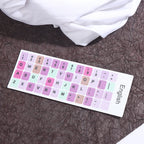 English Keyboard Sticker Makaron Color Keycap Key Caps Cover Stickers Desktop Computer Laptop Sticker