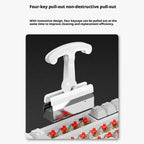 Keycap Puller 4Keys Removal Tool Keycaps Remover for Mechanical Keyboards Removing Fixing Tools
