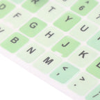 English Keyboard Sticker Makaron Color Keycap Key Caps Cover Stickers Desktop Computer Laptop Sticker