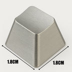 Aluminum Alloy Keycaps Metal Mechanical Keyboard Key Caps Lightweight Non Fading Engraved Shaft Body Keyboards Accessories