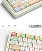 Crayon Shin-chan Mechanical Keyboard Keycaps Affordable Cartoon Keycaps Set PBT Material Keycaps Durable Keycap Girls Boys Gift