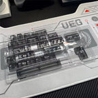 Supplement Clear PC Keycaps ESC Alt Ctrl Enter Spacebar 63 Key 2U Shift Gamer Mechanical Keyboard Cherry Backlit RGB PC Key Cap