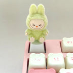 Kawaii Cute Flocked Single Keycaps for Mechanical Keyboard - Custom DIY Creative Keycap Decoration Unique Gift for Gamers