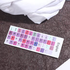 English Keyboard Sticker Makaron Color Keycap Key Caps Cover Stickers Desktop Computer Laptop Sticker