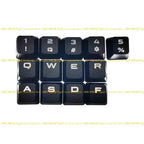 E21E 13PCS Anti Slip Keycap Set for K70 RGBK70 K95 K90 K65 Enhances Grip and Comfort for Long Hours of Typing or Gaming