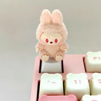 Kawaii Cute Flocked Single Keycaps for Mechanical Keyboard - Custom DIY Creative Keycap Decoration Unique Gift for Gamers