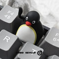 Kawaii Penguin Personality Keycap Single Cute Resin Creative Mechanical Keyboard Cap Custom Replacement Attachment ESC OEM Gifts