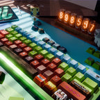 Pixel Design Game Theme Keycap 139 Key Cherry Height Pbt Material Compatible With Wooting Megalion Magnetic Axis Keyboard Keycap