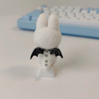 Kawaii Cute Flocked Single Keycaps for Mechanical Keyboard - Custom DIY Creative Keycap Decoration Unique Gift for Gamers