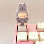 Kawaii Cute Flocked Single Keycaps for Mechanical Keyboard - Custom DIY Creative Keycap Decoration Unique Gift for Gamers